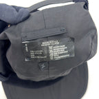 Prada Logo Embroidery Nylon Black Hat Silver — view 5