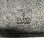 Gucci Key Case Guccissima Line Black 6 Hook Leather Key Holder — view 5