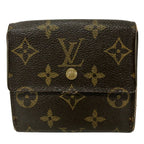 Louis Vuitton Hook Wallet Monogram Porte Monet Billets Cult Cles Leather