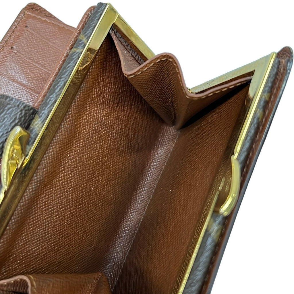 Louis Vuitton Bifold Wallet Monogram Porte Monet Viet Viennois Leather — view 4