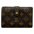 Louis Vuitton Bifold Wallet Monogram Porte Monet Viet Viennois Leather