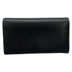 Gucci Wallet Double Continental GG Marmont Black Leather — view 2