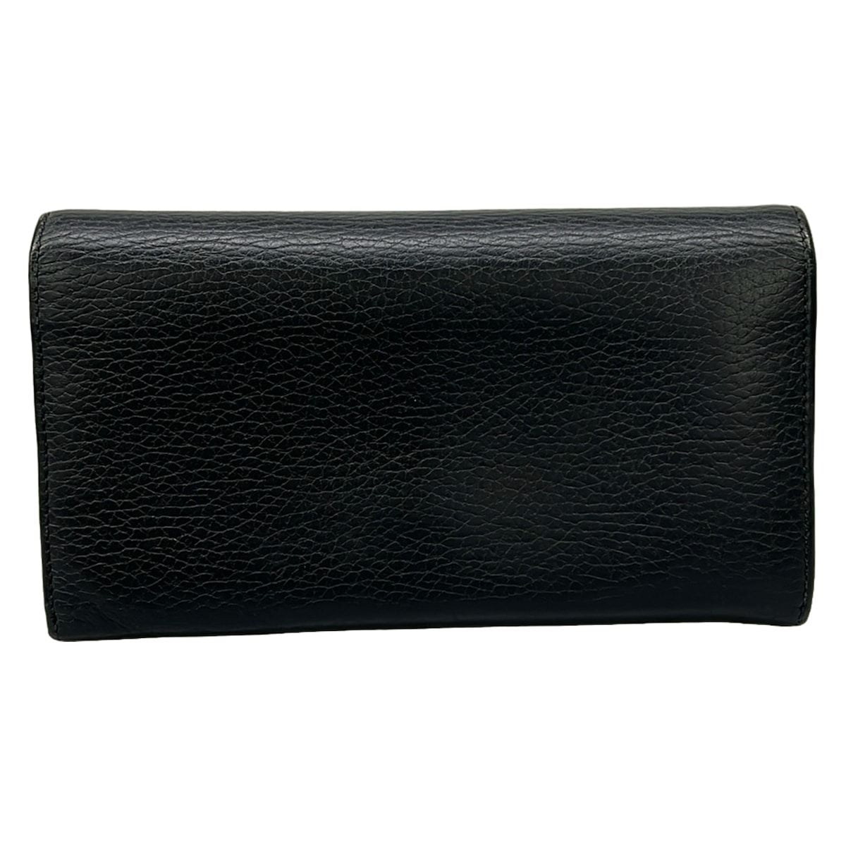 Gucci Wallet Double Continental GG Marmont Black Leather — view 2