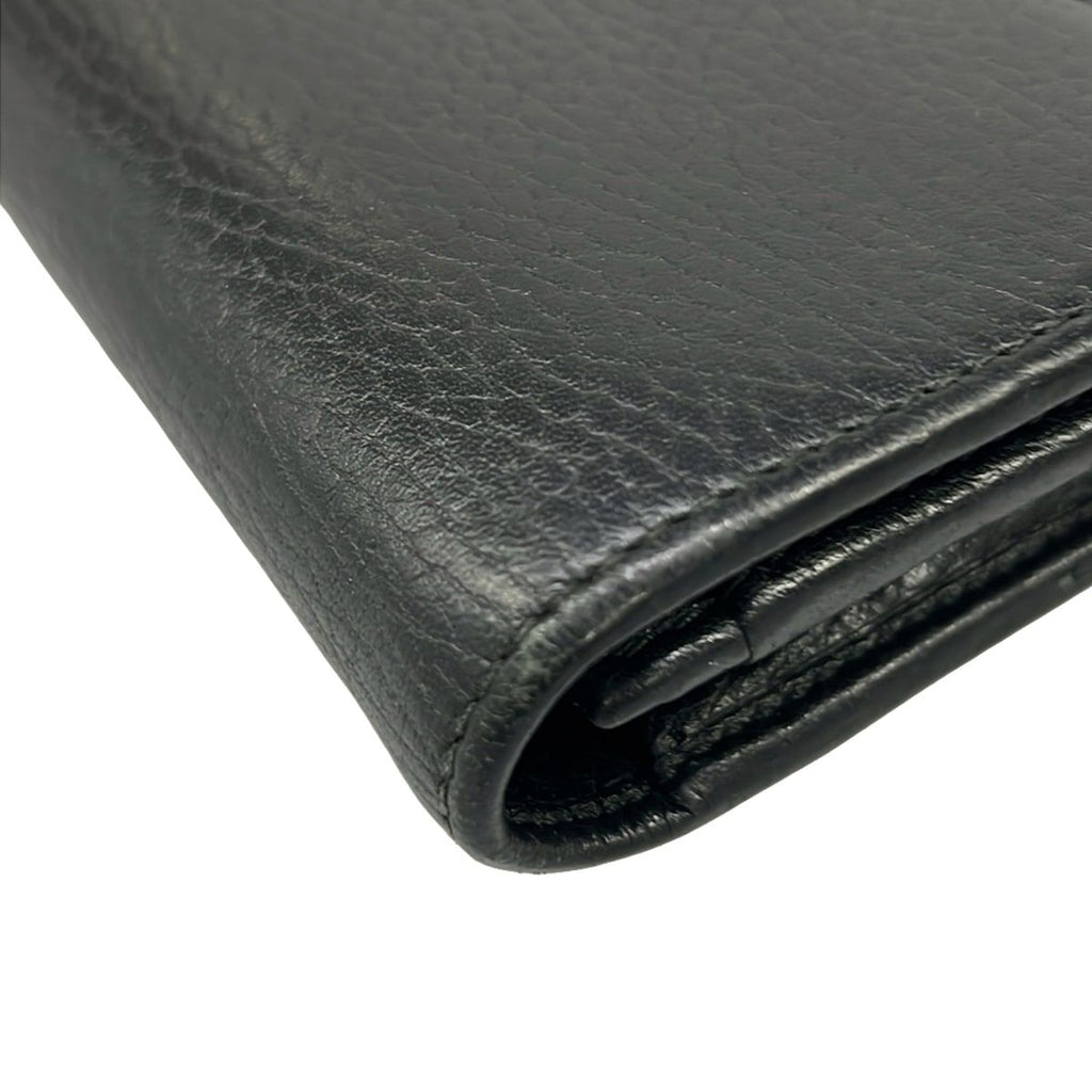 Gucci Wallet Double Continental GG Marmont Black Leather — view 7