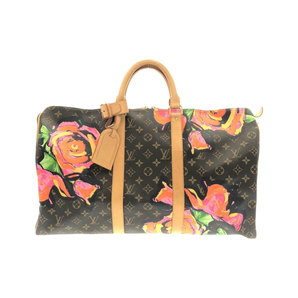 Louis Vuitton Monogram Rose Keepall 50 cm Boston