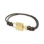 Louis Vuitton Monogram Bracelet LV Padlock
