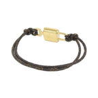 Louis Vuitton Monogram Bracelet LV Padlock — view 2