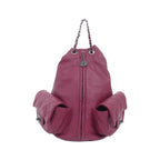 Chanel Backpack Sac Burgundy