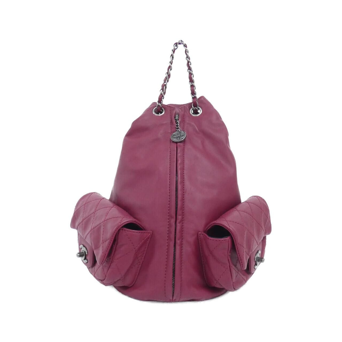 Chanel Backpack Sac Burgundy