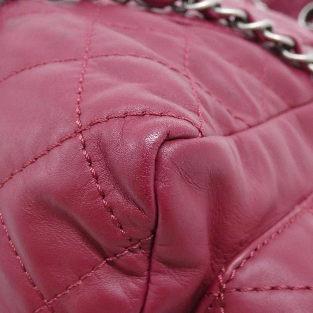 Chanel Backpack Sac Burgundy — view 3
