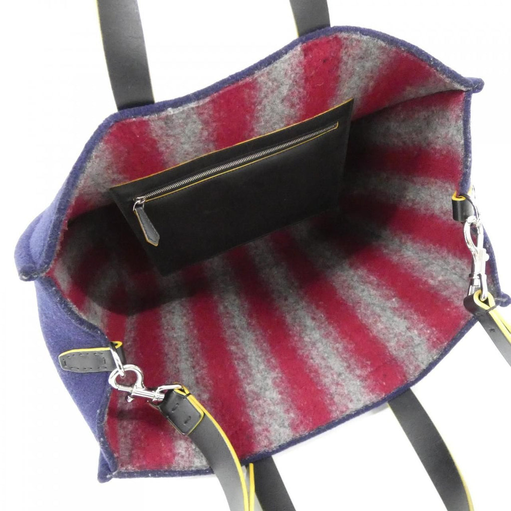Fendi Bag Handbag Navy — view 8