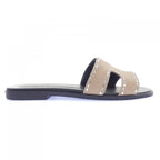 Hermes Oran Sandals Black