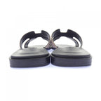 Hermes Oran Sandals Black — view 5