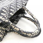 Dior White Oblique Book Tote Small — view 5