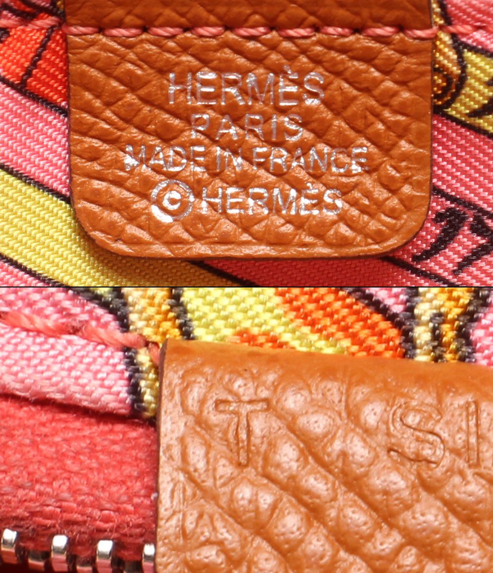 Hermes Zip Around Wallet Silver Azap Long Silk In