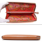 Hermes Zip Around Wallet Silver Azap Long Silk In