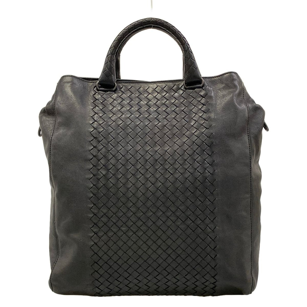 Bottega Veneta Tote Intrecciato Black Leather