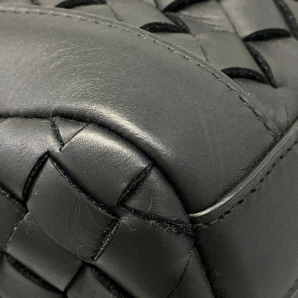 Bottega Veneta Tote Intrecciato Black Leather — view 6
