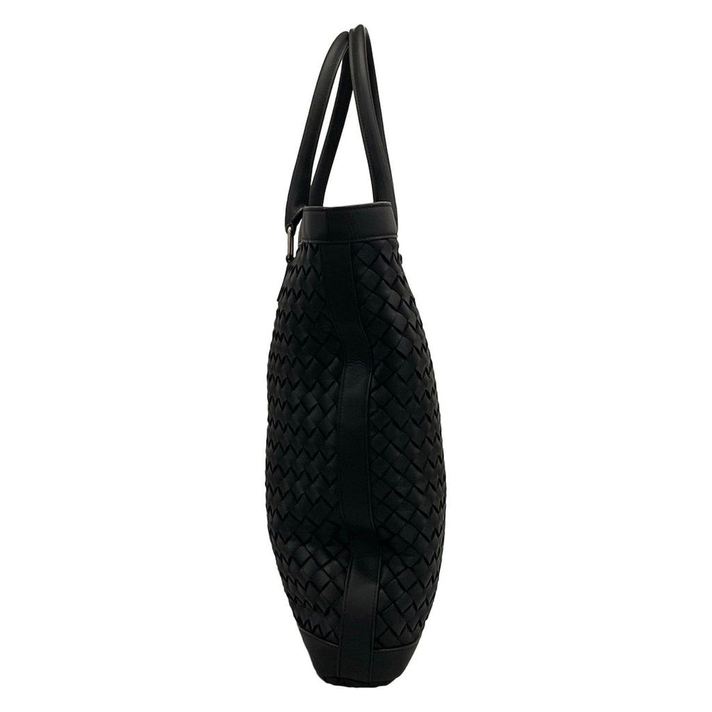 Bottega Veneta Tote Intrecciato Black Leather — view 4