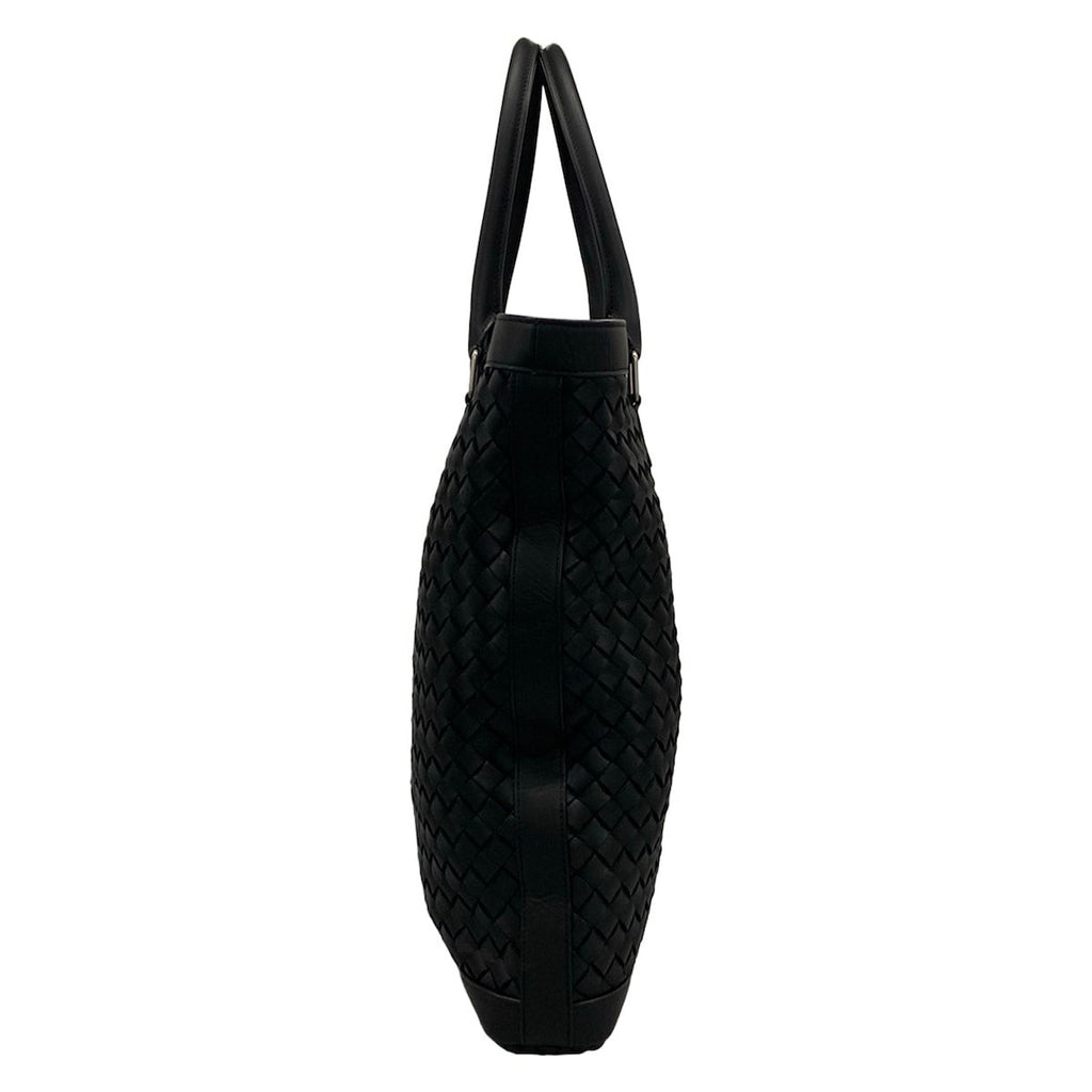 Bottega Veneta Tote Intrecciato Black Leather — view 2