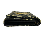 Saint Laurent Paris Wallet Black Gold Chain Strap Removable Star Pattern Leather — view 9