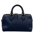 Gucci Handbag Guccissima Line Navy Leather