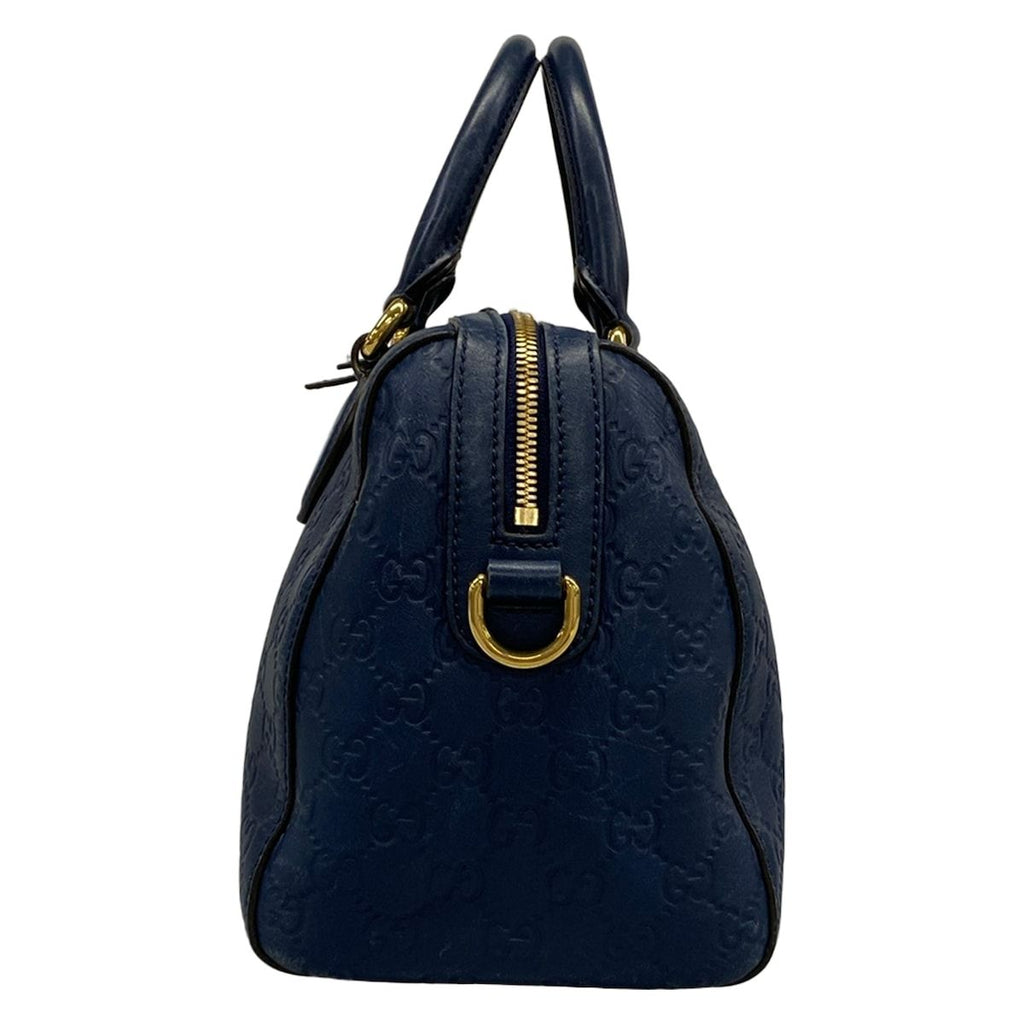 Gucci Handbag Guccissima Line Navy Leather — view 4