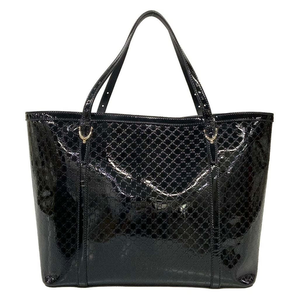 Gucci Tote Micro Guccissima Black Leather — view 3