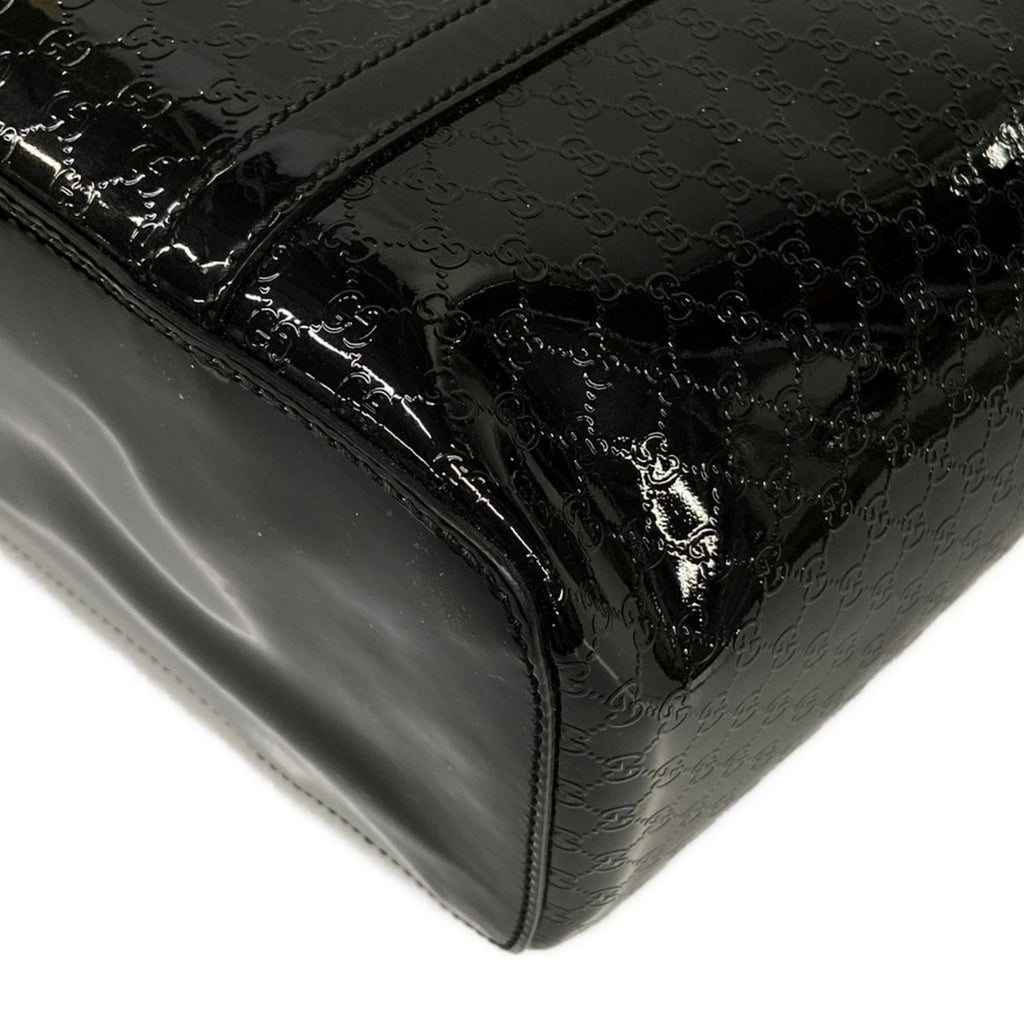 Gucci Tote Micro Guccissima Black Leather — view 6