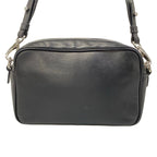 Prada Shoulder Bag Black Purple Gray Leather — view 3