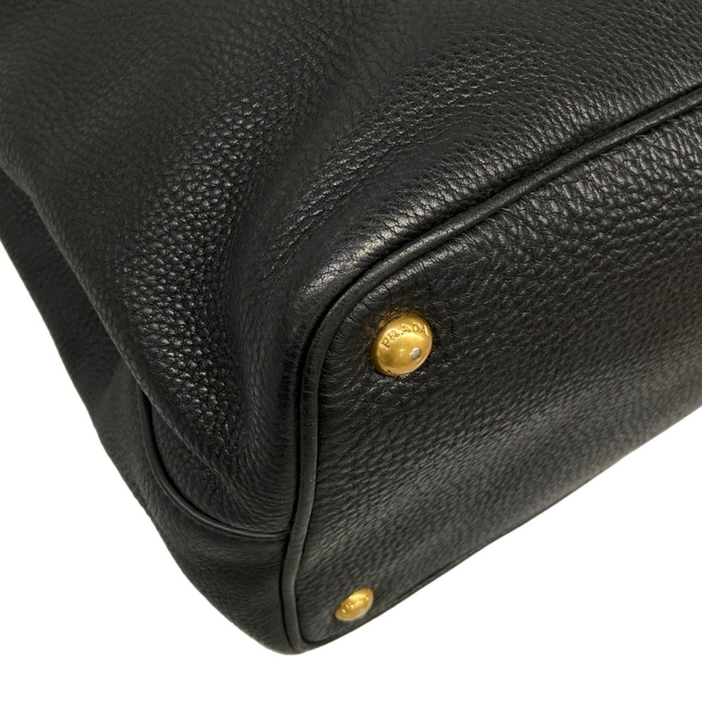 Prada Tote Black Leather — view 6