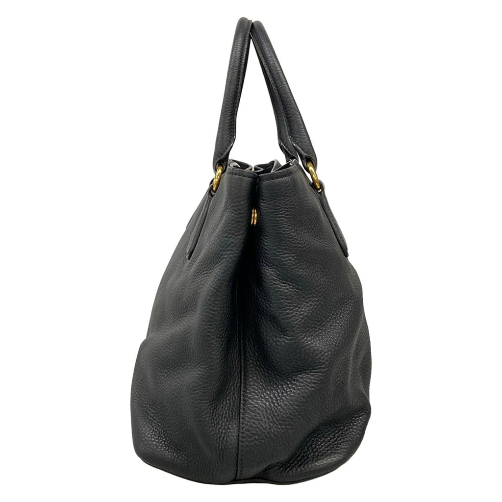 Prada Tote Black Leather — view 2