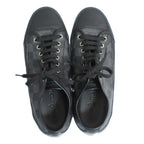 Louis Vuitton Damier Graphite Leather Sneakers 5.5 Black — view 4