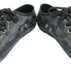 Louis Vuitton Damier Graphite Leather Sneakers 5.5 Black — view 7