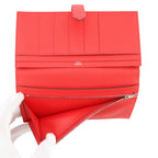 Hermes Wallet Bearn Souffle Depth Yes Rouge Tomato Silver Epsom — view 6