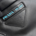 Prada Shoulder Bag Crossbody Leather Black — view 9