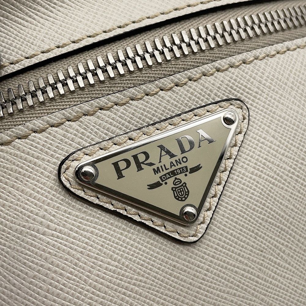 Prada Belt Bag Leather White — view 7
