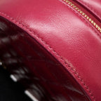 Chanel Chain Shoulder Bag CC Logo Round Leather — view 7