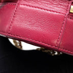Chanel Chain Shoulder Bag CC Logo Round Leather — view 6