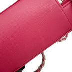 Chanel Chain Shoulder Bag Quilted CC Logo Lambskin — view 7