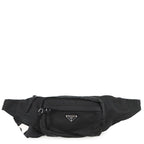 Prada Belt Bag Triangle Logo Nylon Black