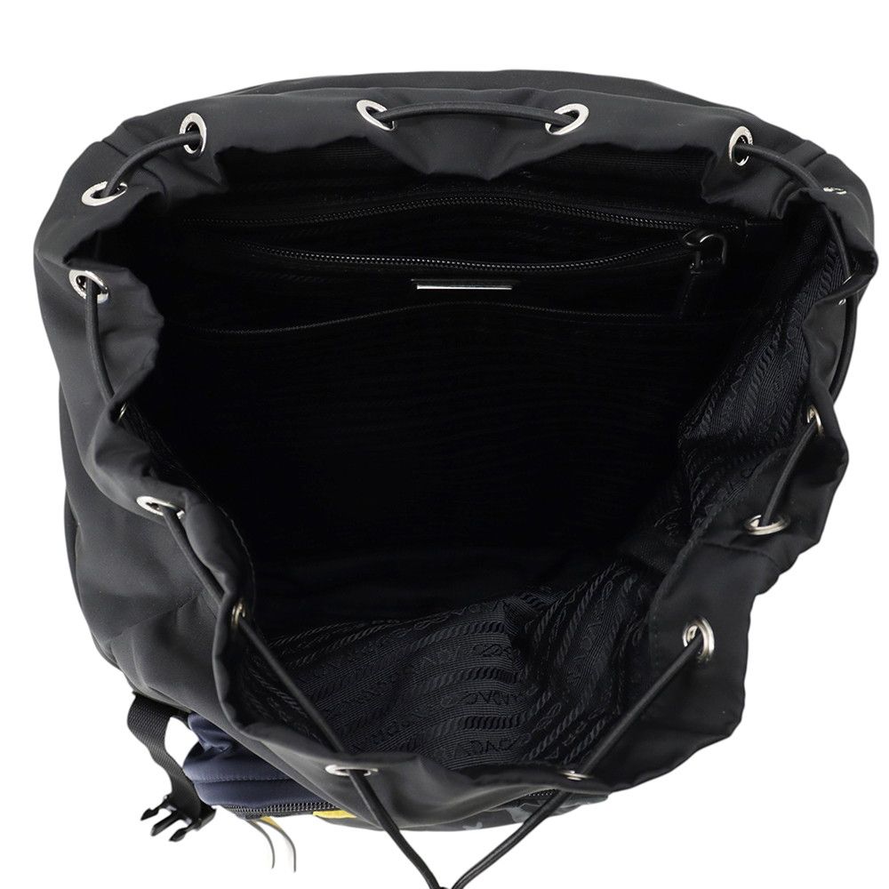 Prada Backpack Camouflage Nylon Black — view 5