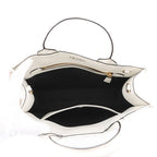 Prada Handbag Symbol Topstitch Small Leather 2-Way White — view 6