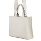 Prada Handbag Symbol Topstitch Small Leather 2-Way White — view 2