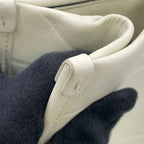 Prada Handbag Symbol Topstitch Small Leather 2-Way White — view 8