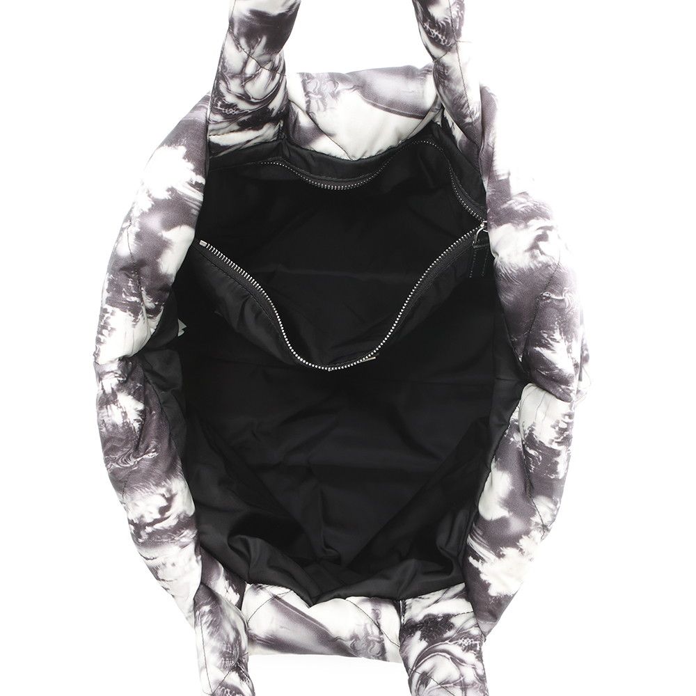 Prada Tote Print Re-Nylon Padded Nylon — view 5