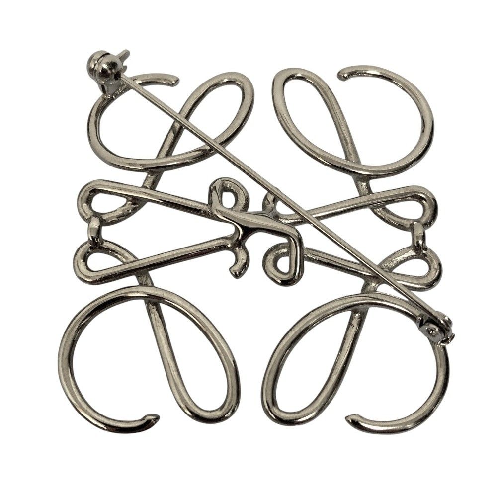 Loewe Anagram Brooch Silver — view 2
