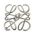 Loewe Anagram Brooch Silver