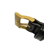 Bottega Veneta Intrecciato Leather Belt 80 cm 32 Inch Black — view 7