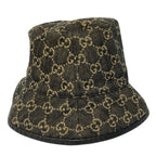 Gucci GG Jacquard Denim Bucket Hat M 58 cm Black — view 2